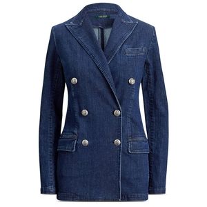 NWT Lauren Ralph Lauren Denim Blazer
